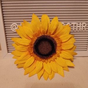 Floral Sunflower Handmade Hair Clip